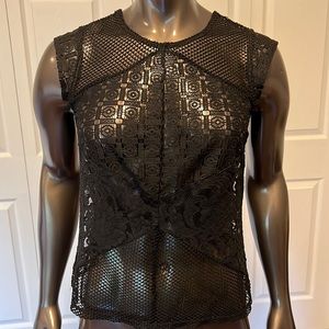Pattern Lace Top Size XS